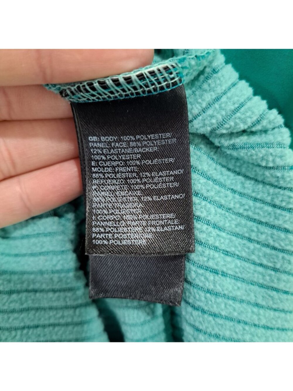 The North Face Womens Mountain Athletics Teal Green  Pullover Hoodie Small - Picture 7 of 10